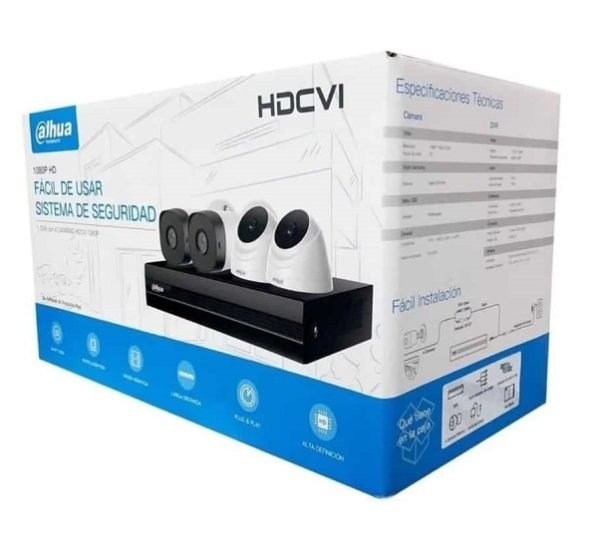 Kit de Videovigilancia Full HD 4 Canales